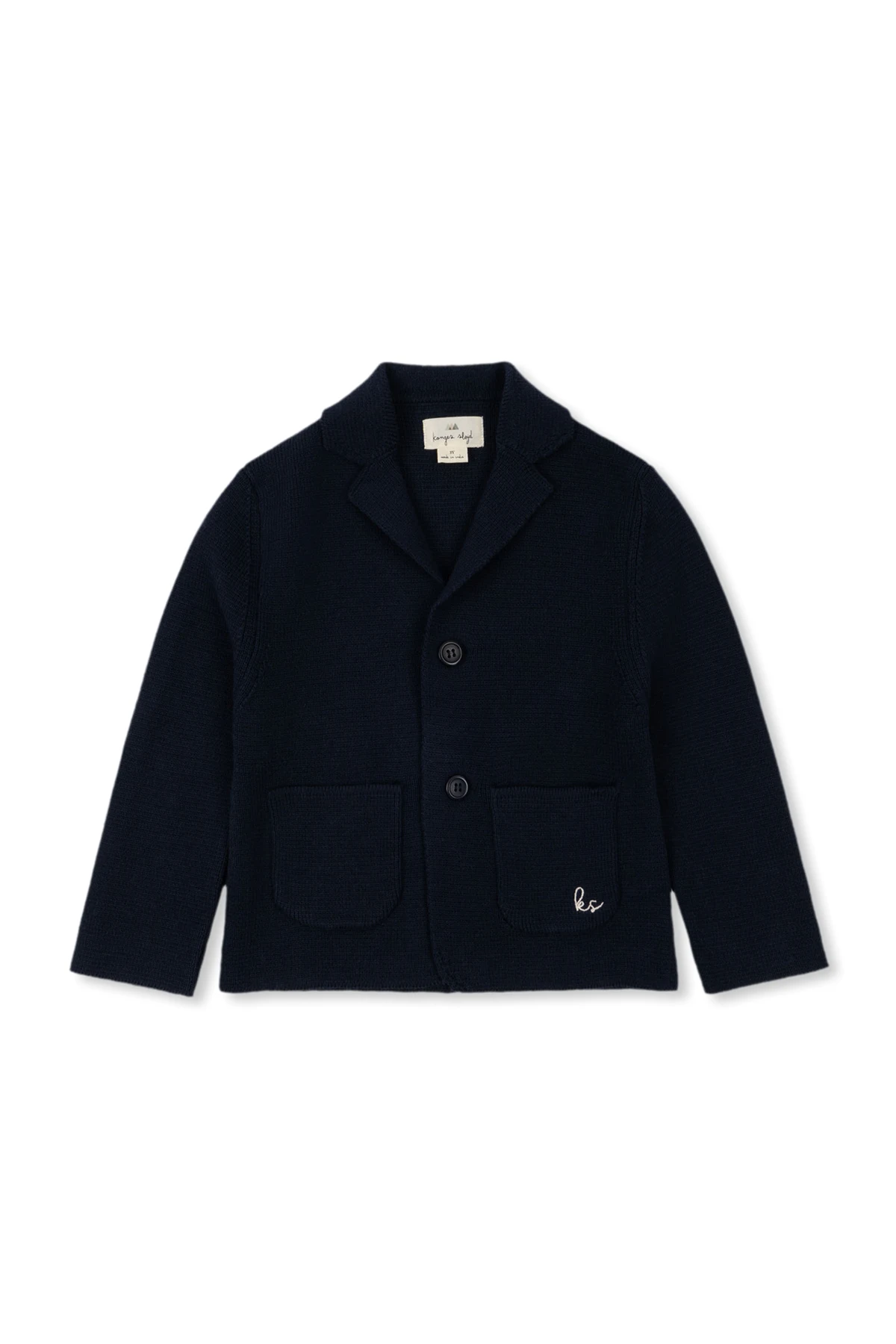 Cardigan with logo