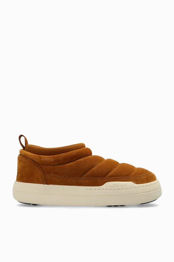BRĄZOWY Śniegowce `Park Soft  Suede`