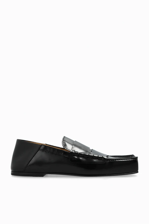 CZARNY Skórzane buty `Carre`
