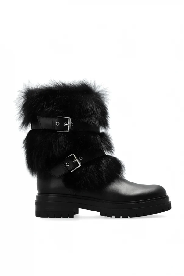 CZARNY Skórzane buty ‘Maverick’