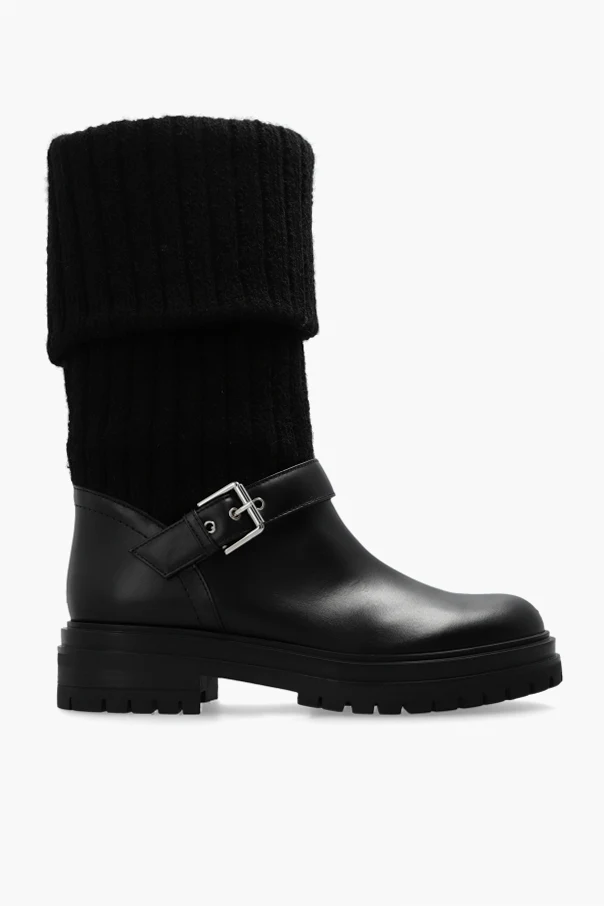 CZARNY Skórzane buty ‘Thurso’