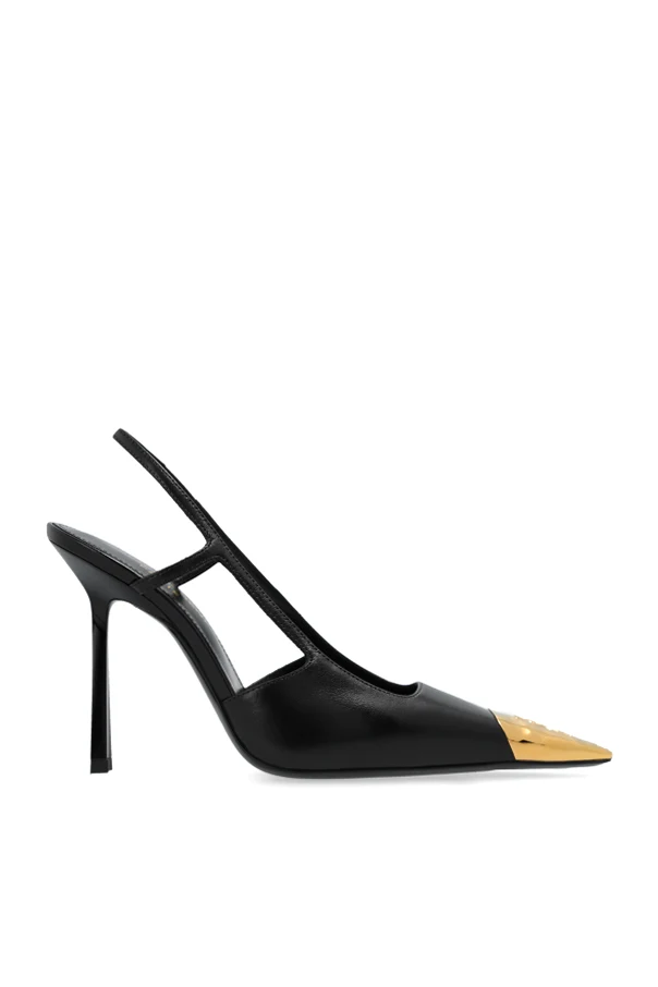 BLACK Heeled shoes Stone