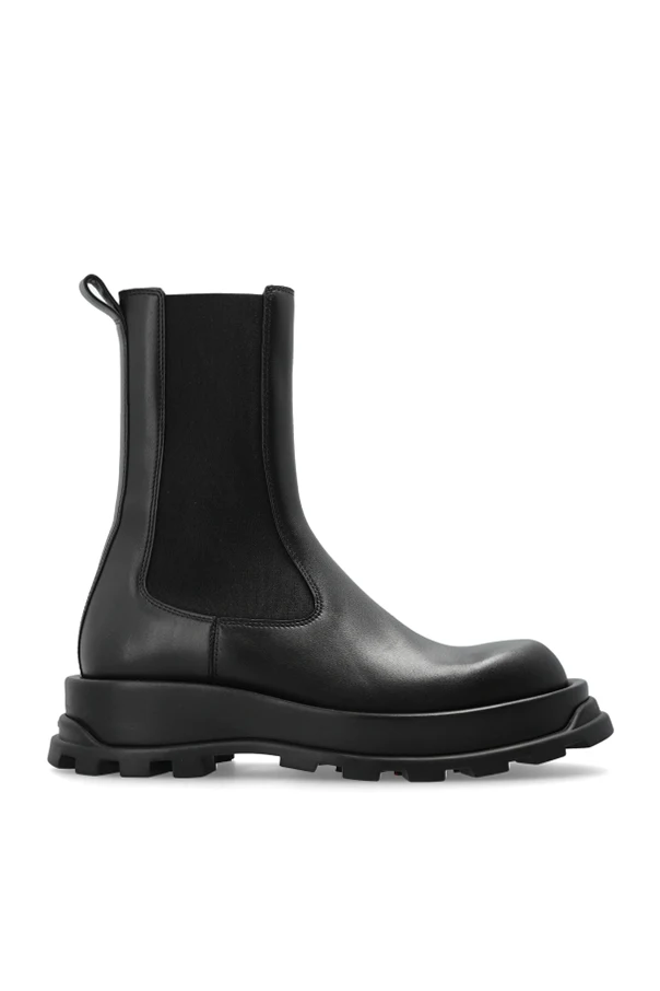 SCHWARZ Knöchelhohe Schuhe