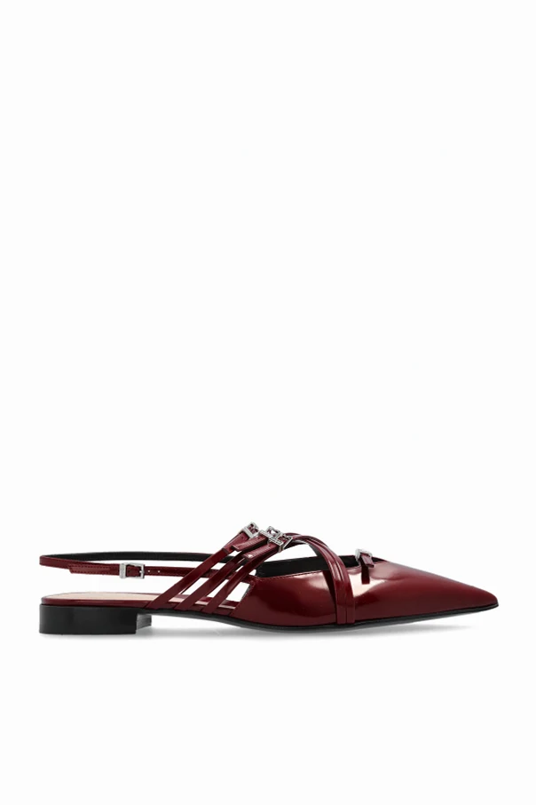 BORDO Skórzane buty z odkrytą piętą
