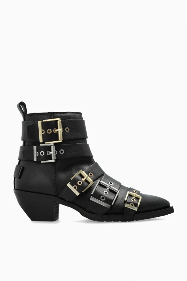 BLACK Heeled boots Jane