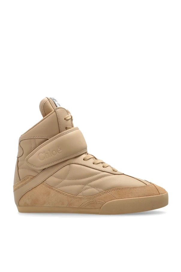 BEIGE Sportliche Schuhe Kick über dem Knöchel