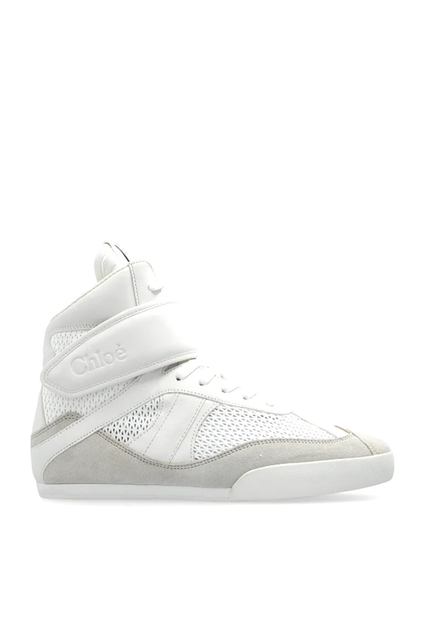 WEISS Sportliche Schuhe Kick über den Knöchel