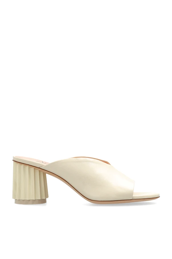 cream Heeled mules Dorica