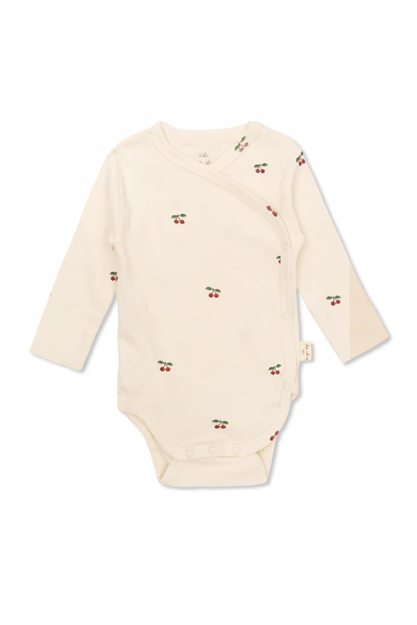 cream Printed bodysuit