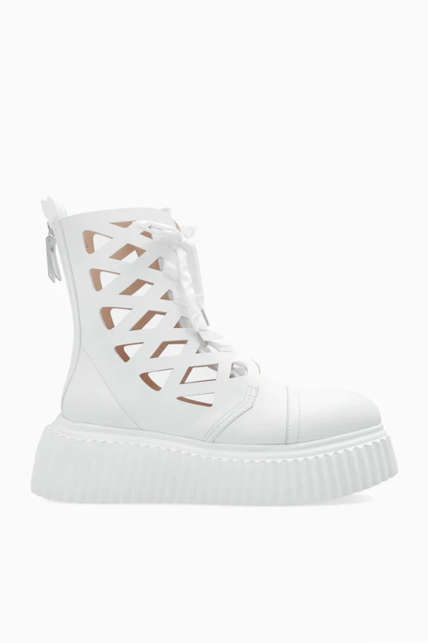 WHITE Platform shoes Viggy