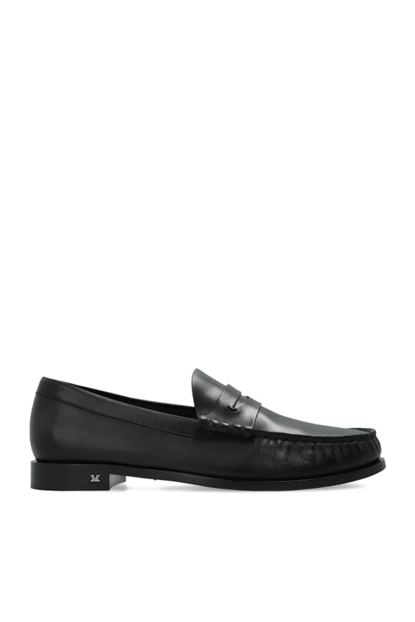 SCHWARZ Lederne Schuhe vom Typ loafers