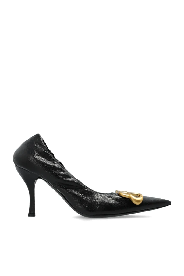 BLACK Heeled shoes Monaco
