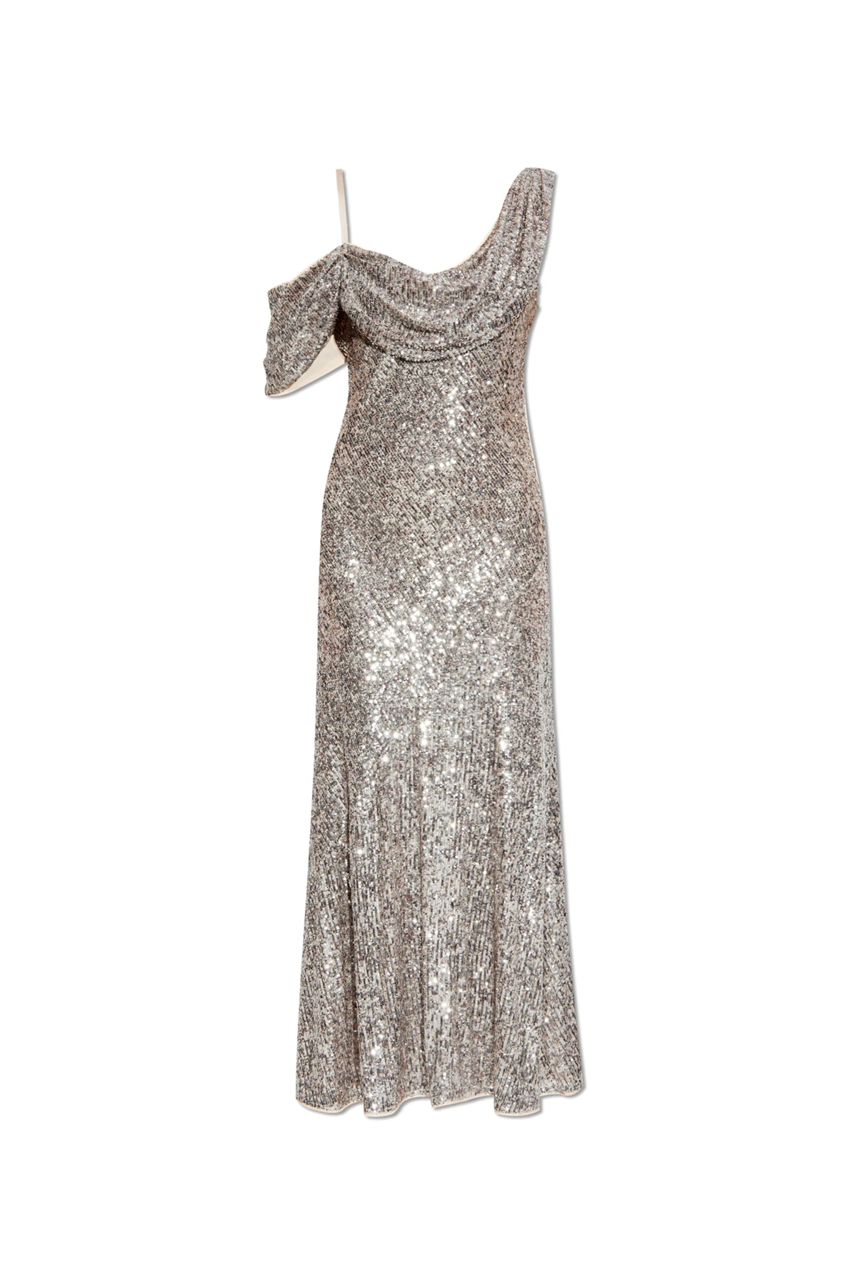 SILVER Dress Joaquin with shimmering sequins