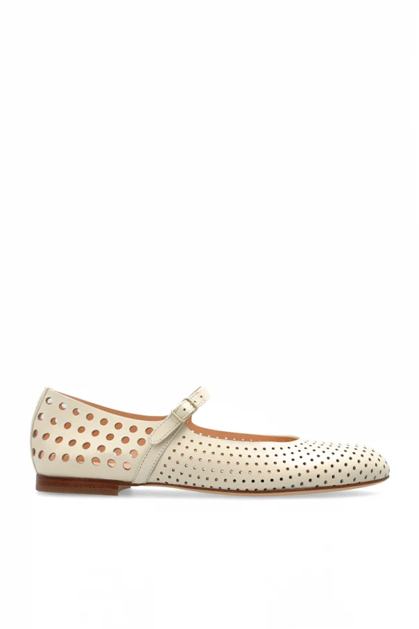 CREME Leder-Ballerinas Milly