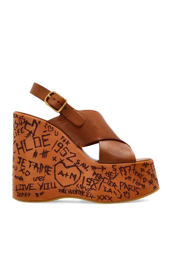 BRAUN Sandalen Maxime auf Keilabsatz