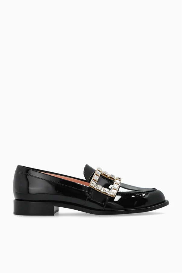 BLACK Shoes 'Tres Vivier' type loafers