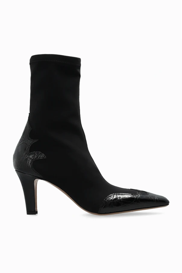SCHWARZ Absatzstiefeletten ‘Belle’