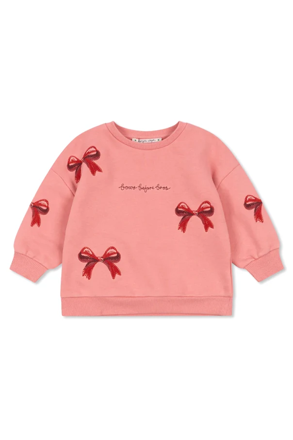 PINK Sweatshirt with embroidery