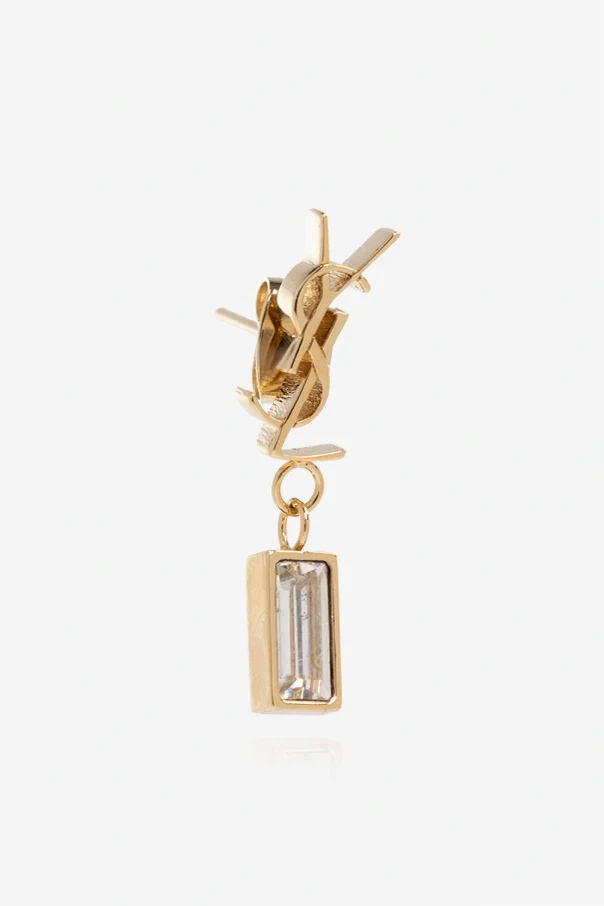 GOLD Mono earring with logo
