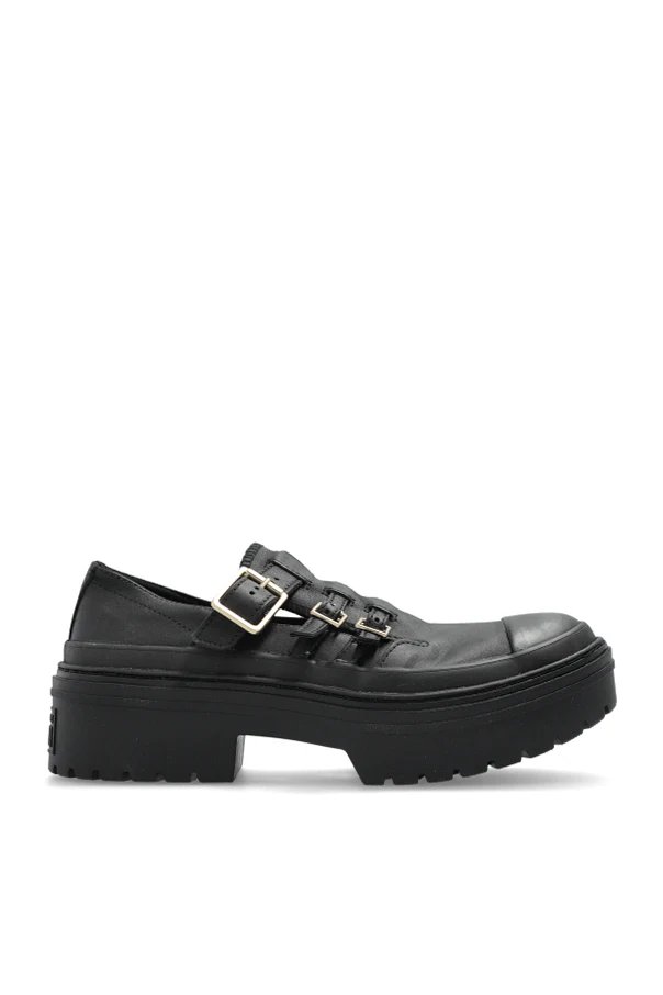 SCHWARZ Schuhe 'Chuck Taylor All Star Lugged Heel Mary Jane Platform'