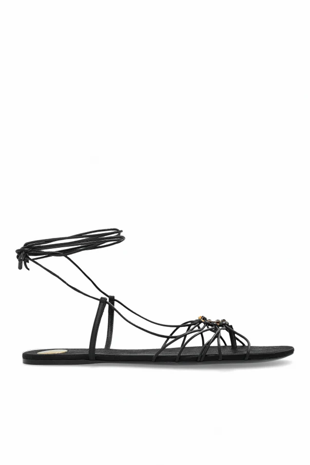 CZARNY Sandały `Babylone`