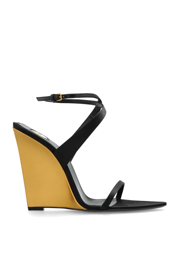SCHWARZ Keilsandalen Salome