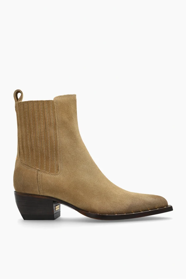 beige Ankle-high boots