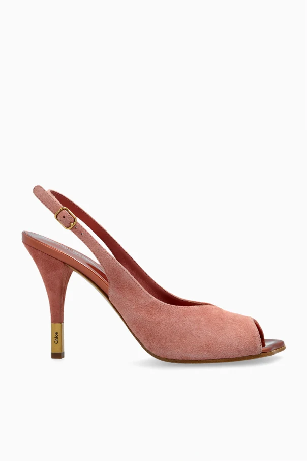 PINK Heeled shoes Flower