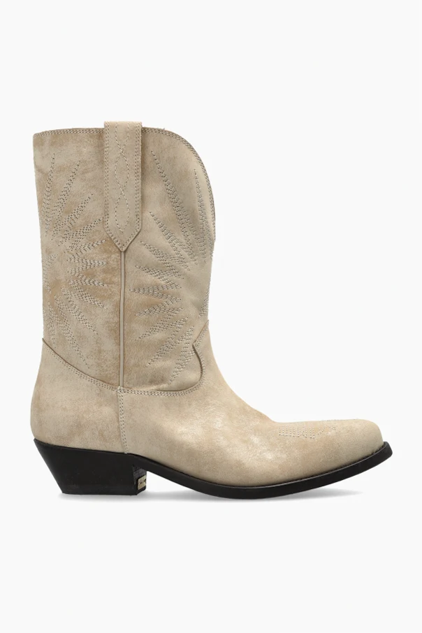 cream Cowboy boots Wish Star