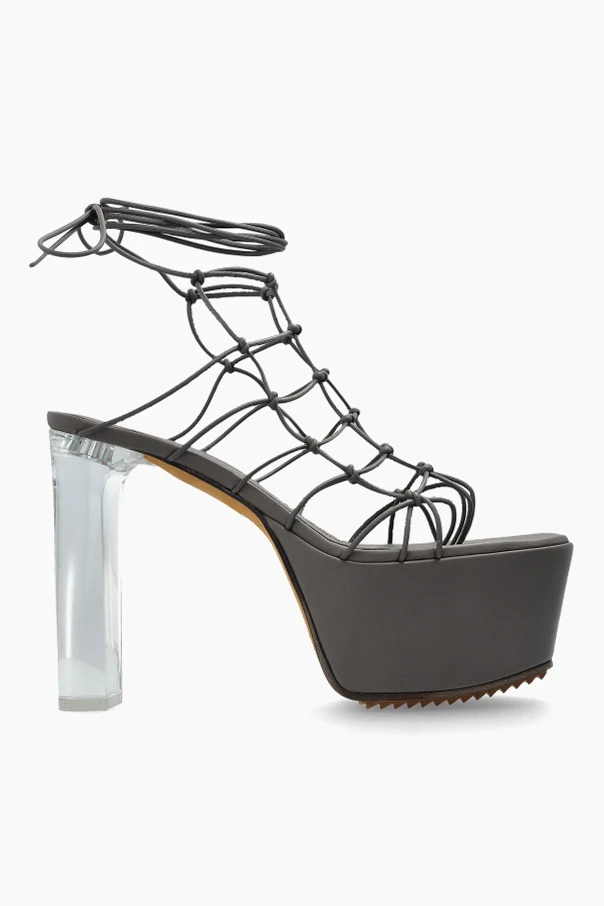 GRAU Plateauschuhe 'Web Platform'