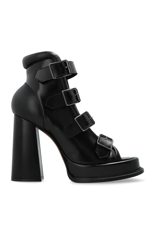 BLACK Leather shoes