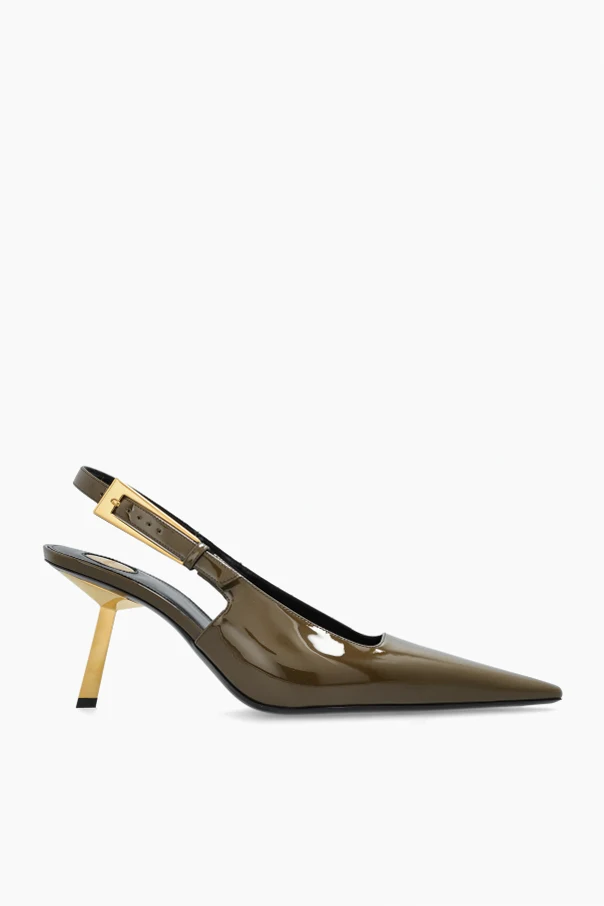 GREEN Heeled shoes Lee