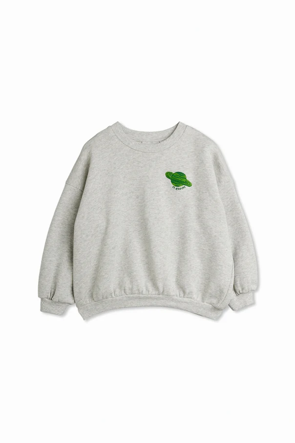 GRAU Sweatshirt mit aufgesticktem Logo