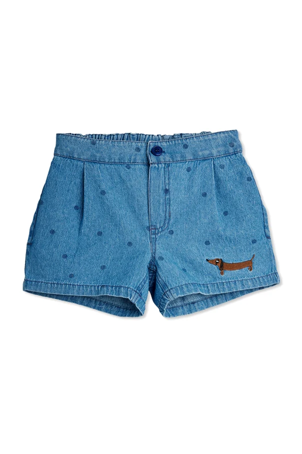 BLAU Jeans-Shorts
