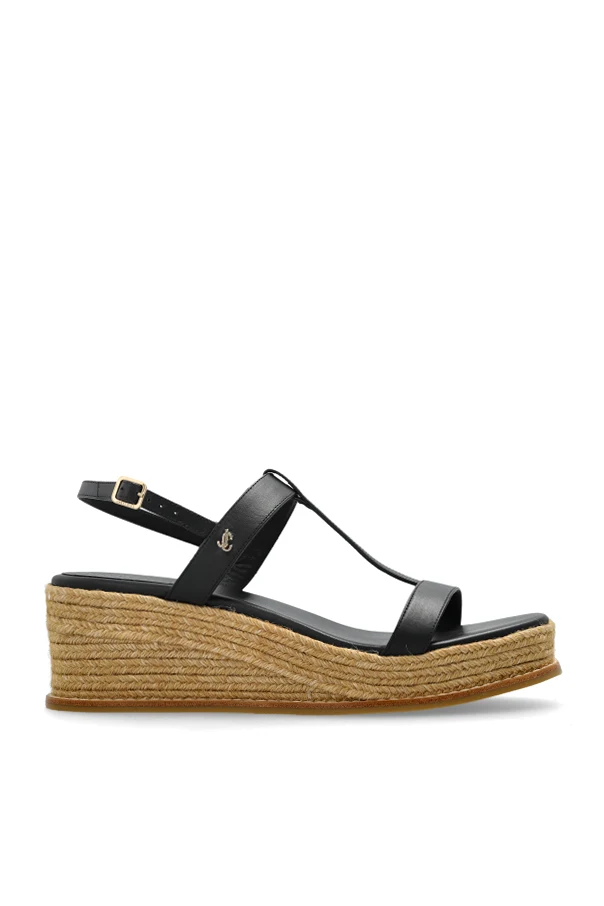 CZARNY Buty na koturnie `Theia`
