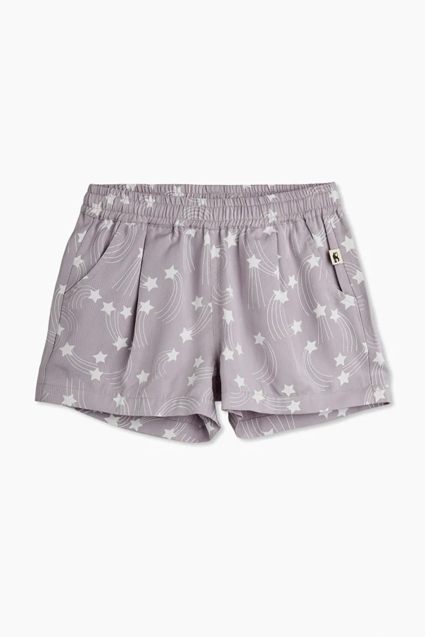 LILA Shorts mit Print