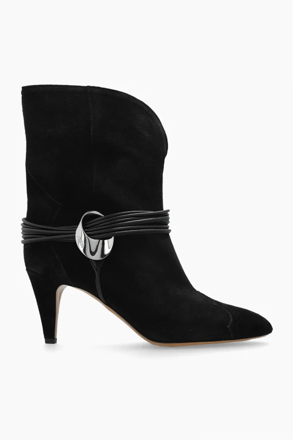 SCHWARZ Stiefeletten mit Absatz „Dytho“