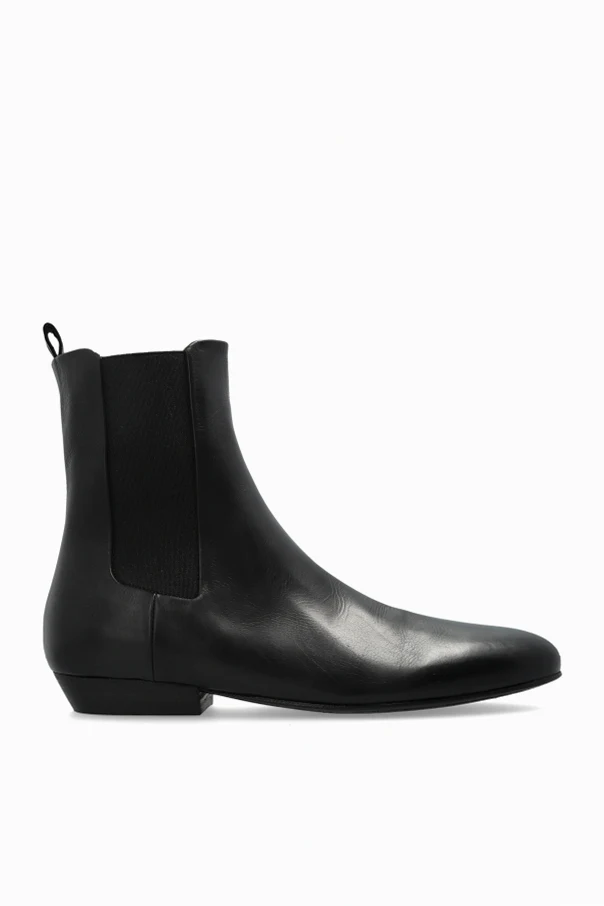 SCHWARZ Leder Chelsea Boots