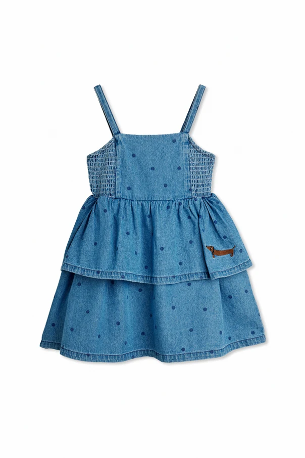 BLAU Jeanskleid mit Trägern