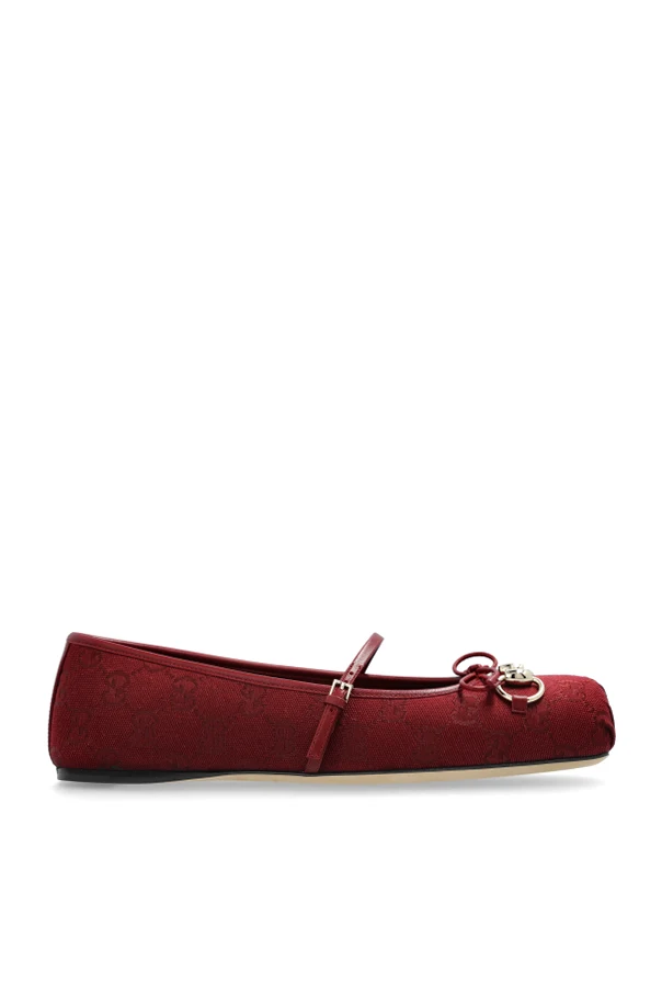 BORDO Baleriny `Horsebit`