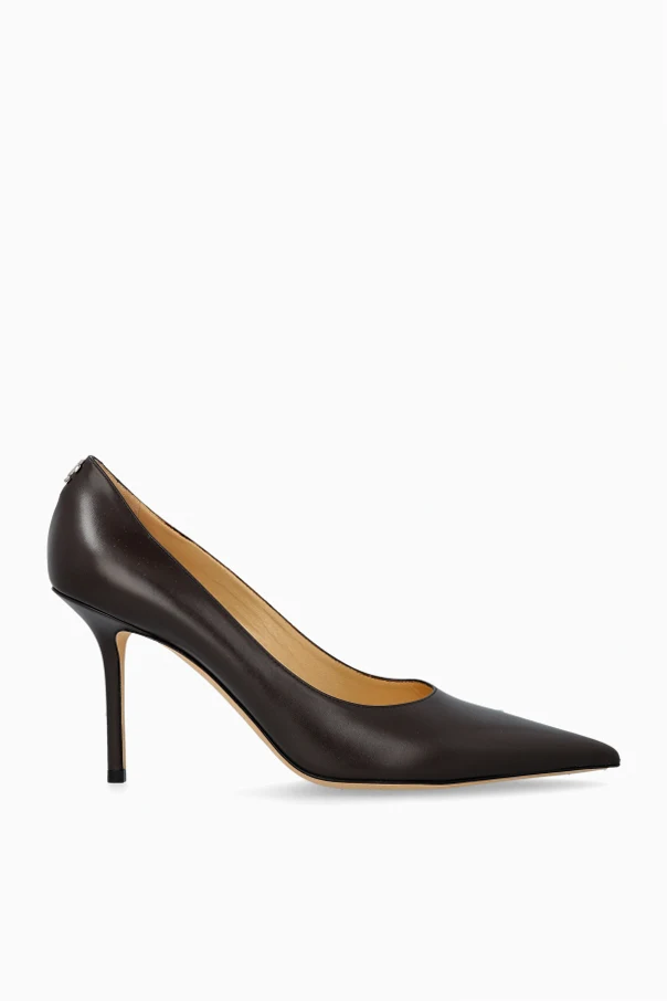 BROWN Heeled shoes "Love"
