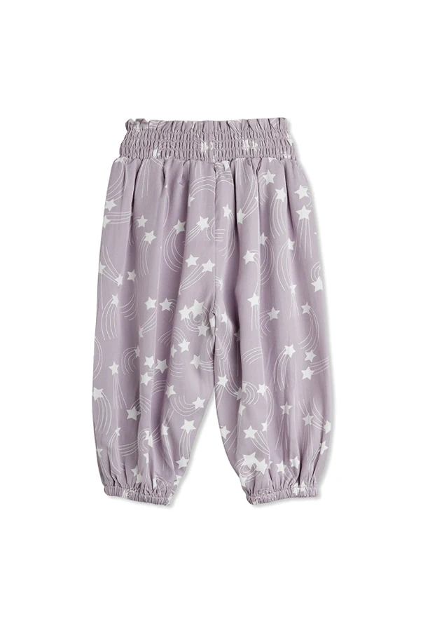 LILA Weit geschnittene Hose mit Print