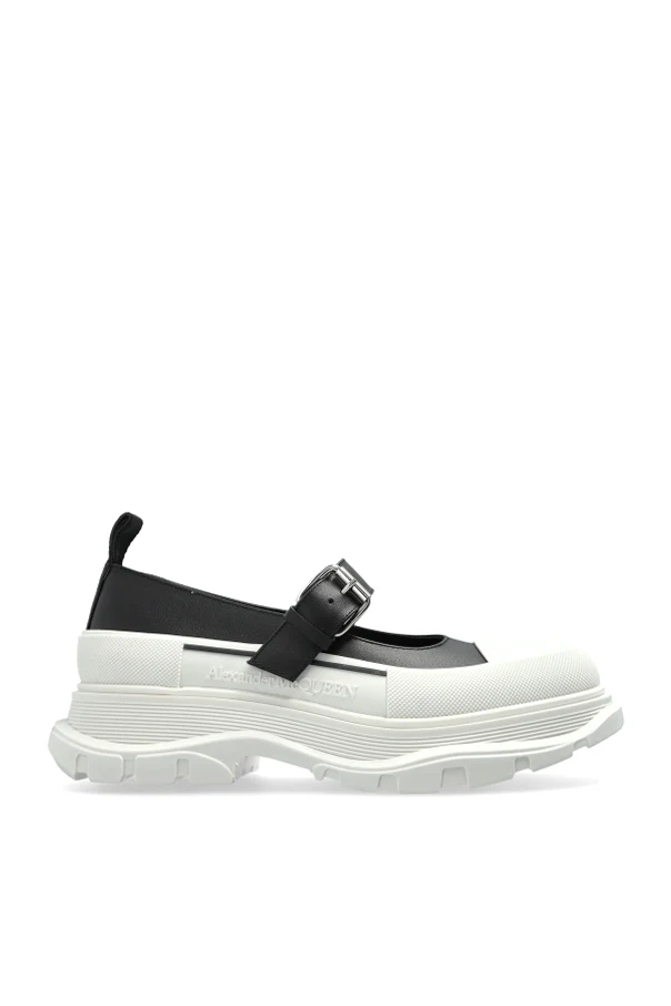 SCHWARZ Lederschuhe mit Logo