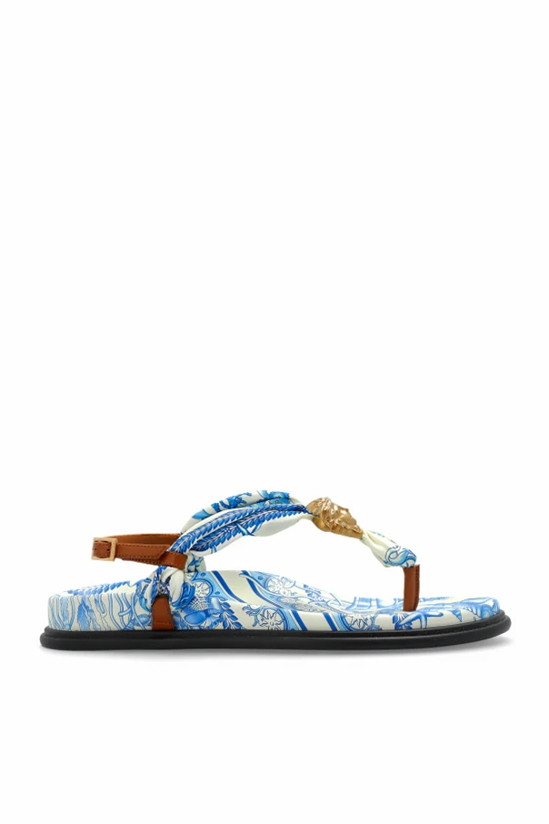 BLAU Sandalen mit dem Medusakopf