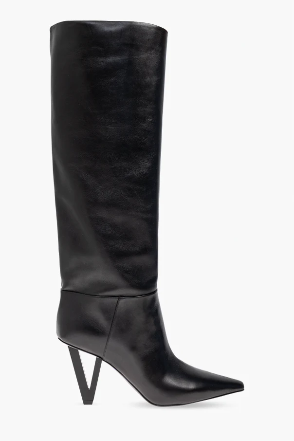 BLACK Heeled boots