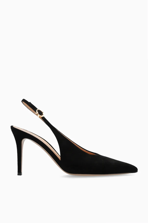 CZARNY Buty na obcasie `Robbie Sling`