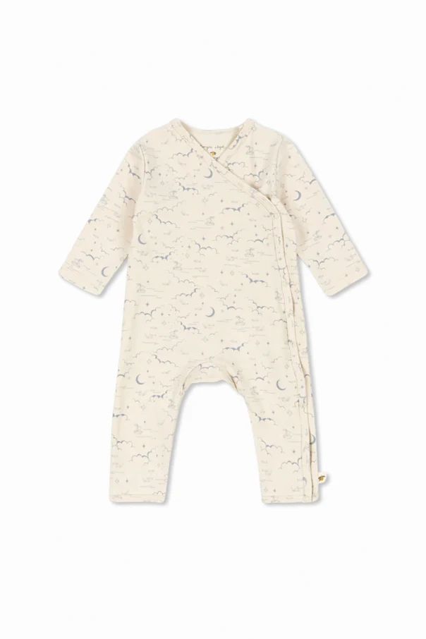 cream Baby romper ‘Basic’