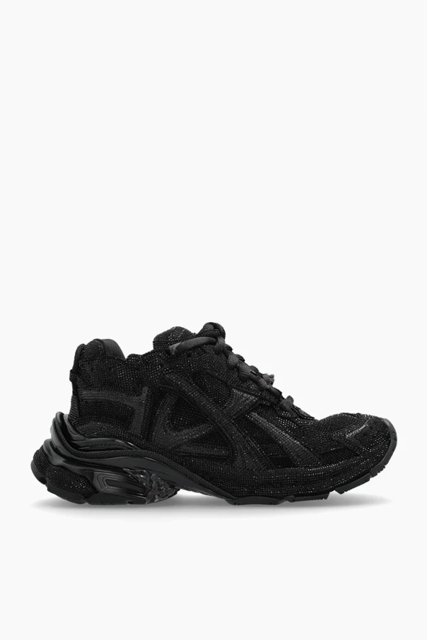 SCHWARZ Sportschuhe „Runner“ mit schimmernden Kristallen