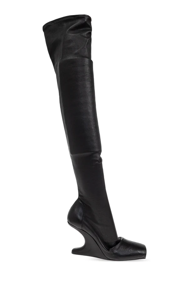 BLACK Heeled boots