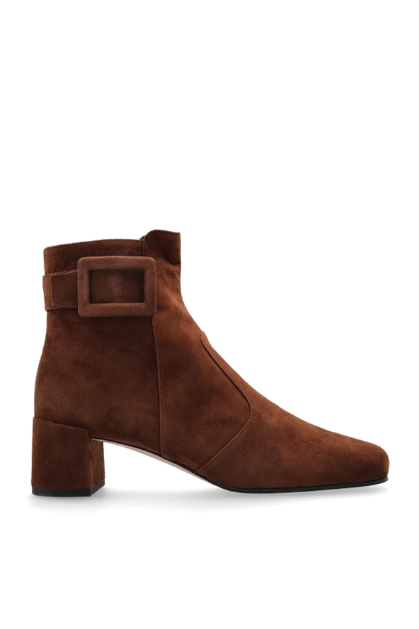 BROWN "Tres Vivier" ankle boots
